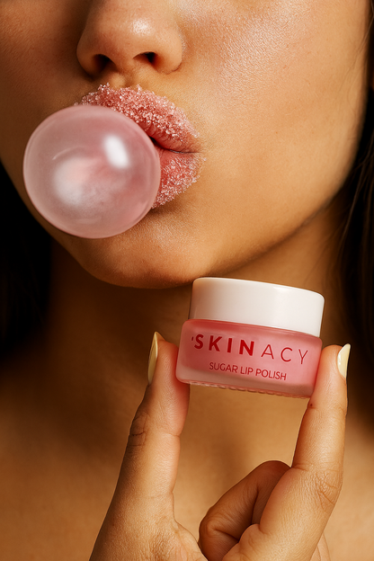 Skinacy Sugar Bubblegum Lip Polish sugar scrub texture
